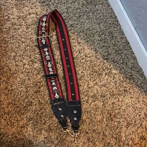 Bohemian Style Adjustable Strap with Clips and Accents